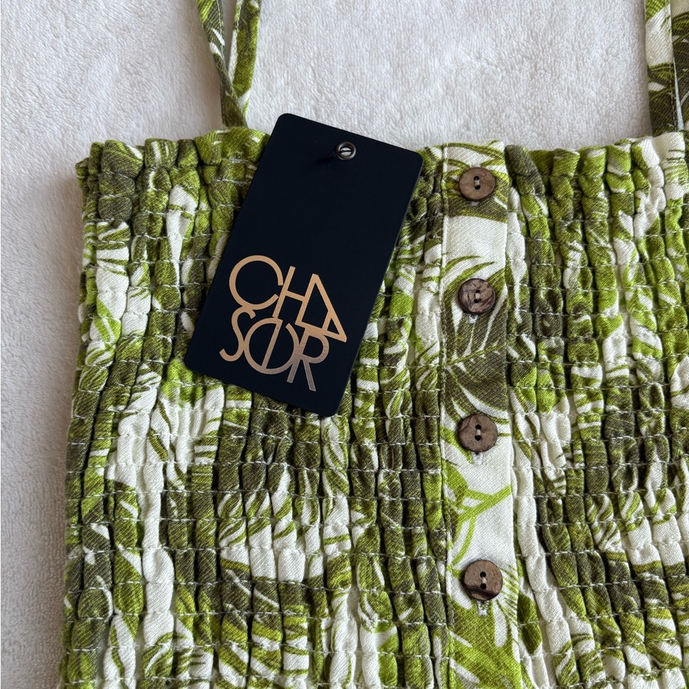 NWT Chaser Green Leaf Print Women's Top - Size Small. - Picture 8 of 13